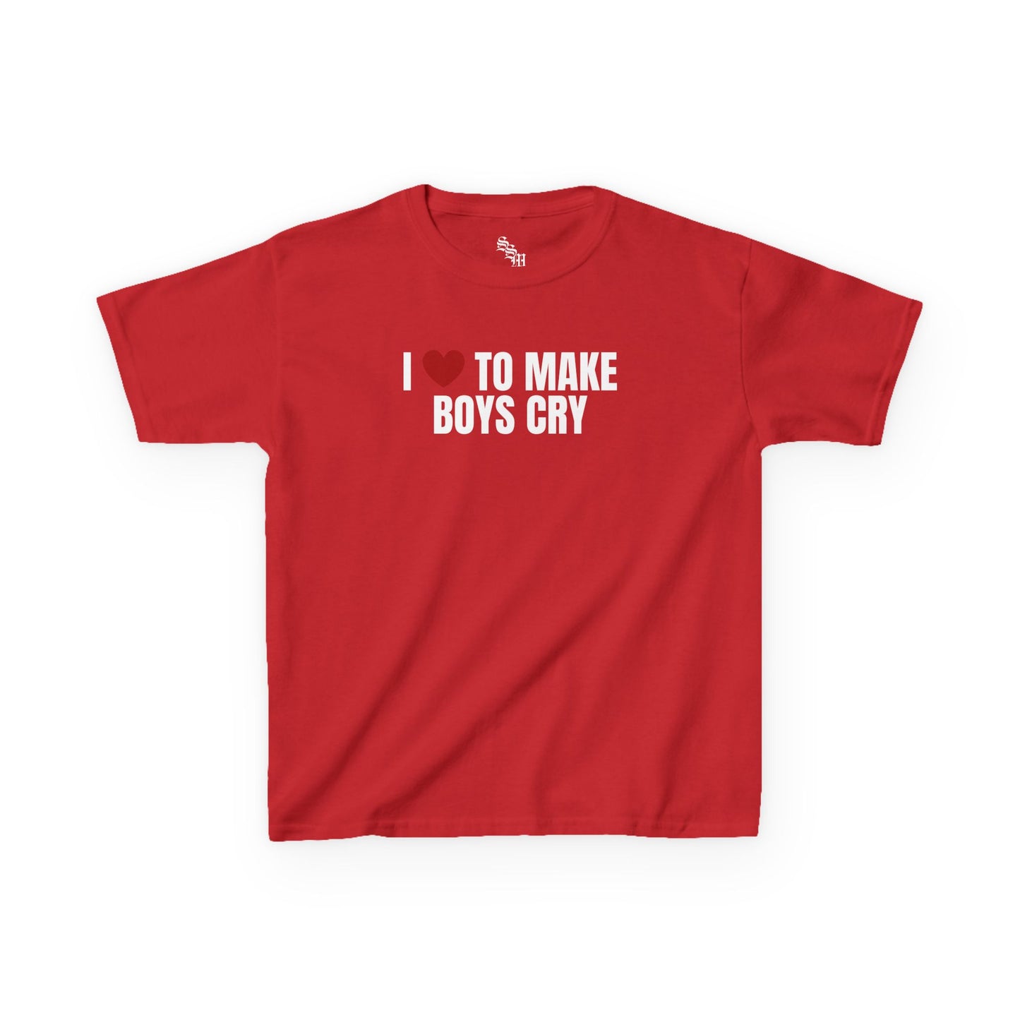 I Heart To Make Boys Cry Baby Tee