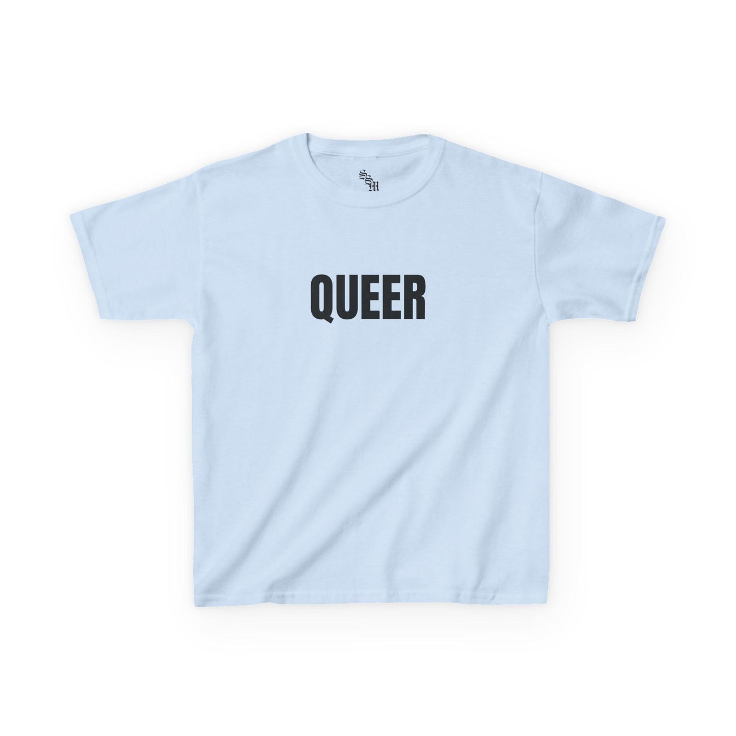 Queer Unisex Baby Tee | LGBTQ+, Gay, Gift Ideas, Y2K, Cropped Tee |