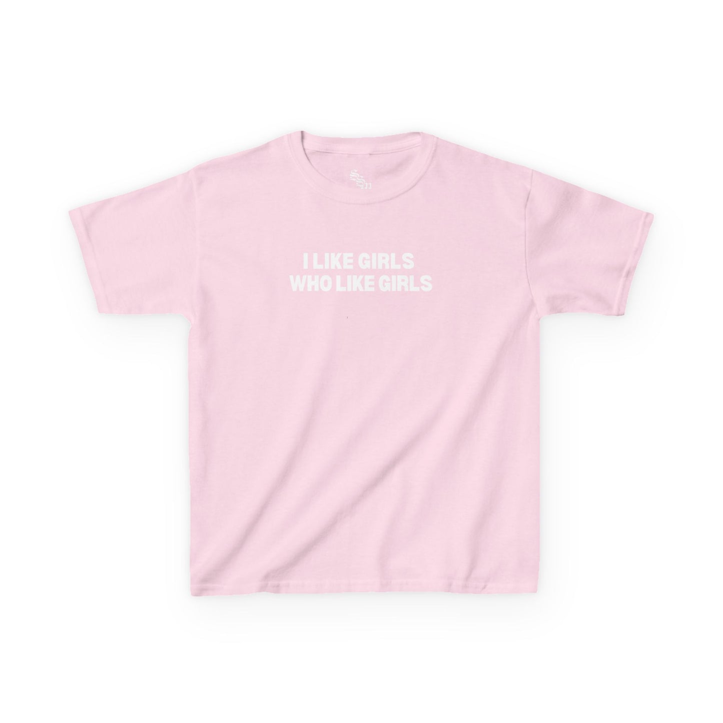 I Like Girls Who Like Girls Retro LGBTQ Graphic Baby Tee | Y2K, Streetwear, Slogan, Urban Style, Summer Vibes |