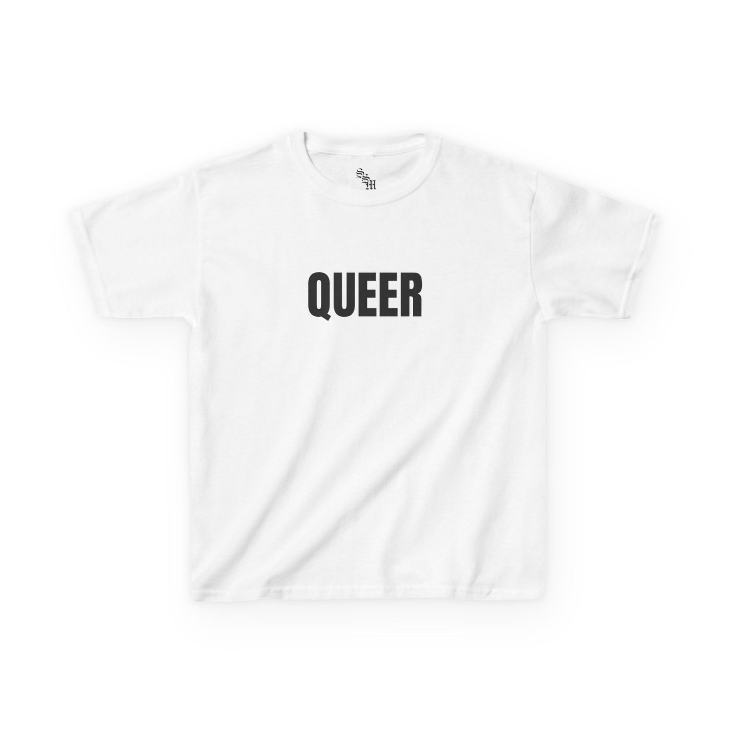 Queer Unisex Baby Tee | LGBTQ+, Gay, Gift Ideas, Y2K, Cropped Tee |