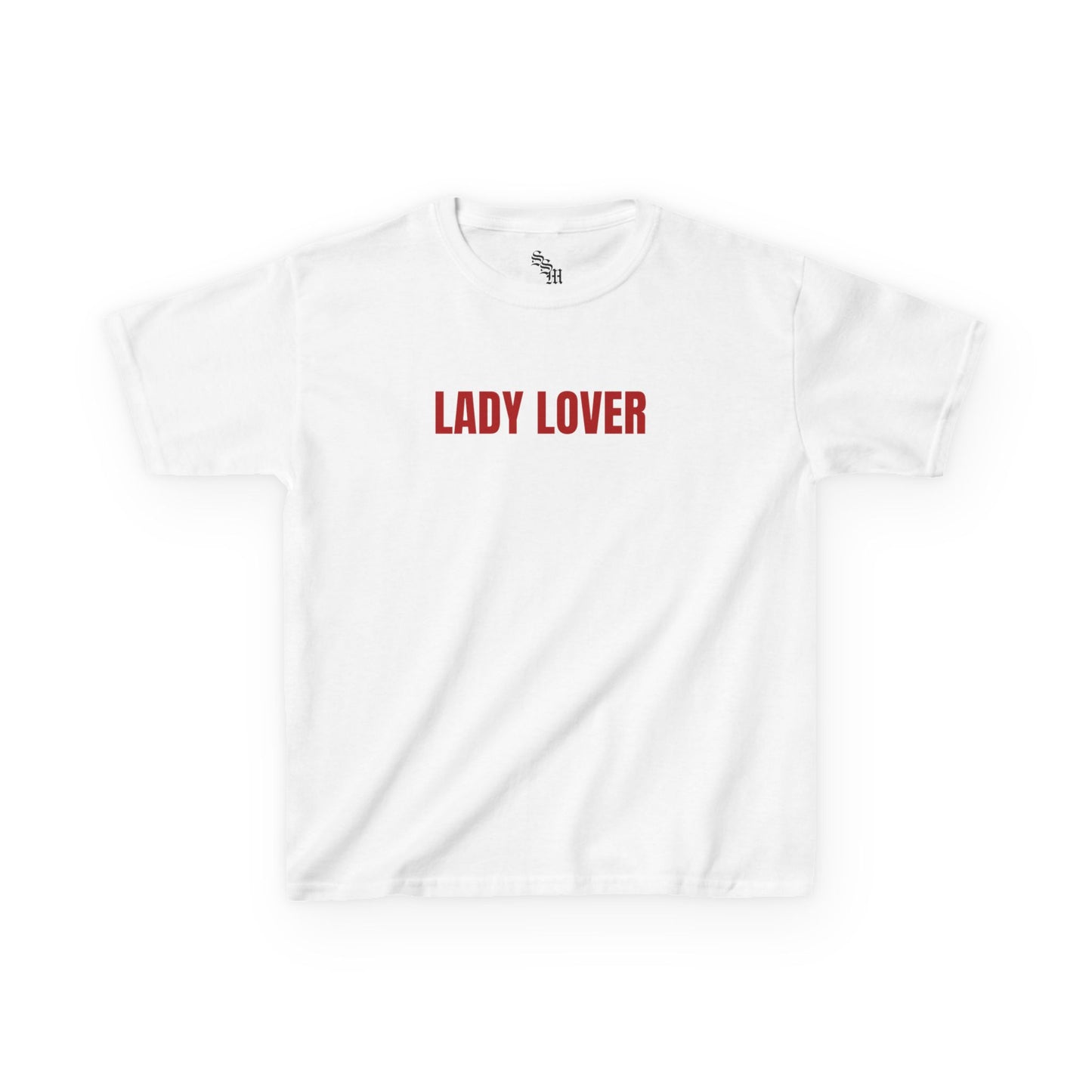 Lady Lover Baby Tee | Fitted Tee, Streetwear, Y2K, LGBTQ+, Gay |