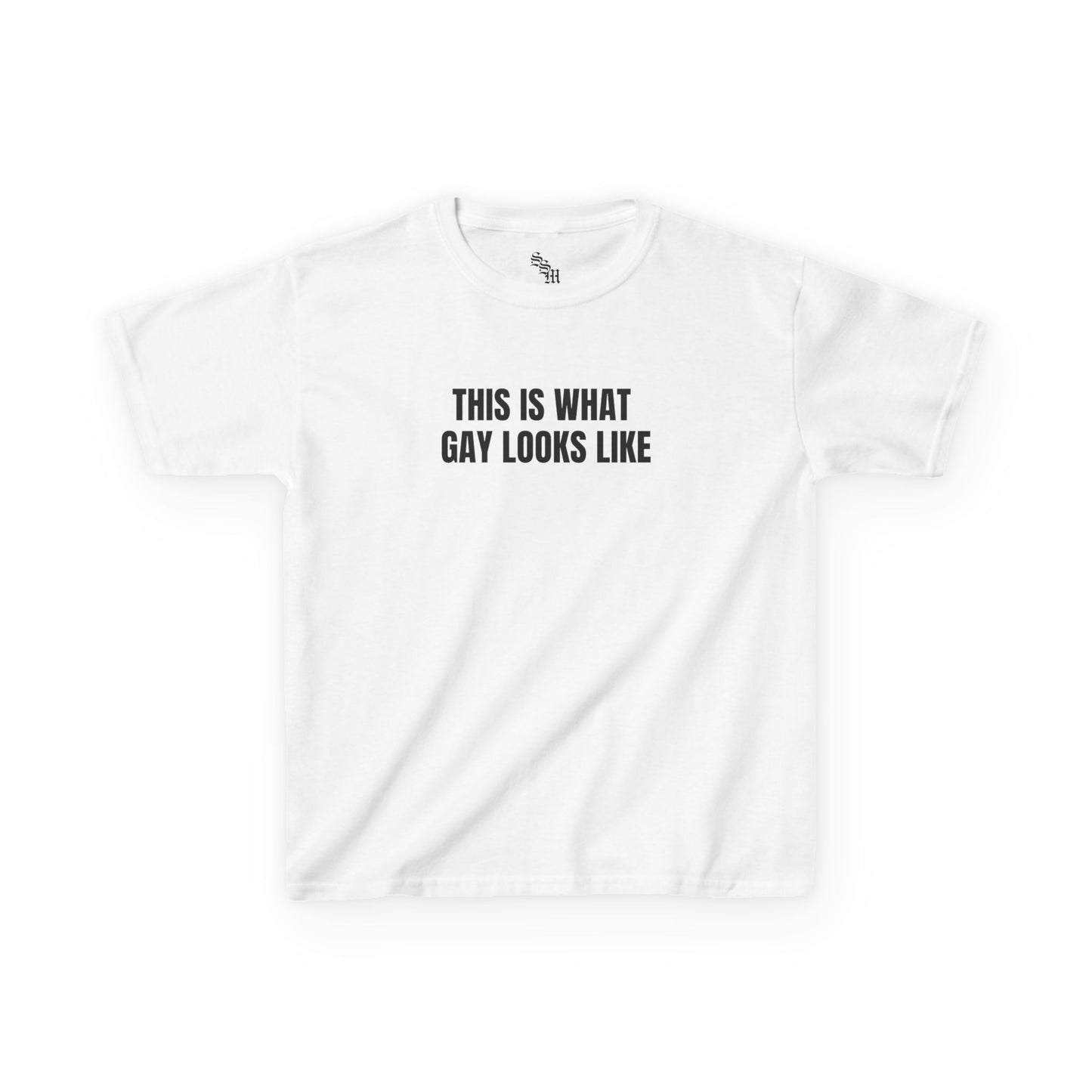 This Is What Gay Looks Like Baby Tee | LGBTQ, Gay, Queer, WLW, Shop Small |