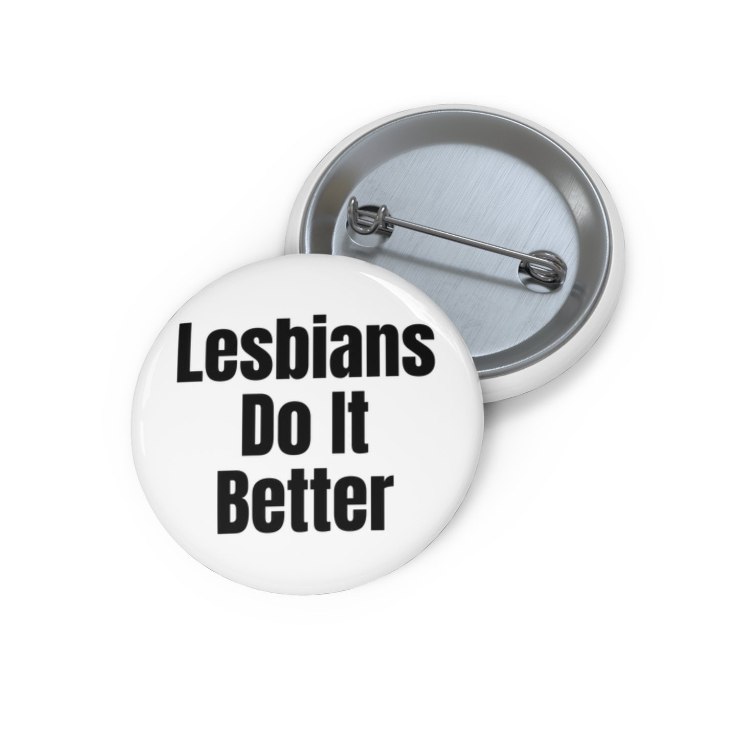 Lesbians Do It Better LGBTQ+ Pin Buttons | pride 2025, Shop small, clothing brand |