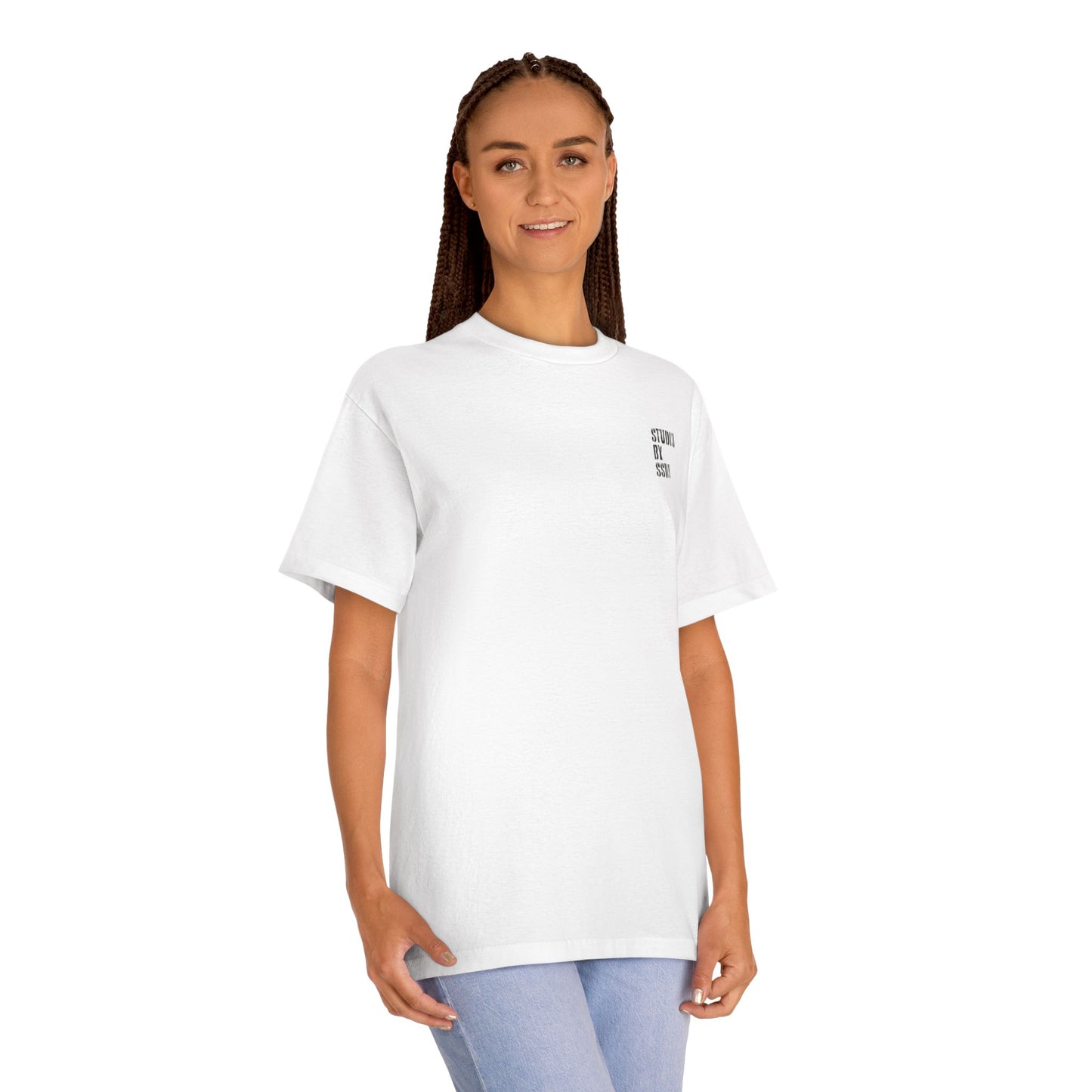 Classic White Tee Minimal Studios By SSM