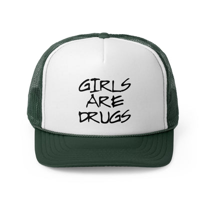 Girls Are Drugs Retro Trucker Hats