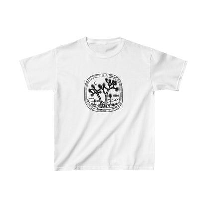 Black N White Joshua Tree Baby Tee Fitted Shirt | Street Style, Summer Vibes, Vintage, SoCal, Retro |