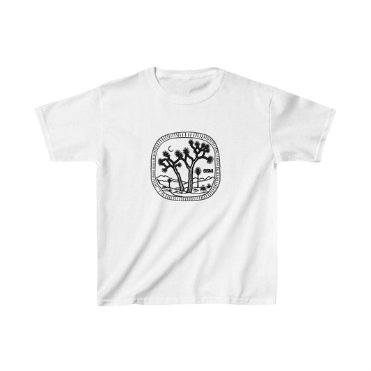 Black N White Joshua Tree Baby Tee Fitted Shirt | Street Style, Summer Vibes, Vintage, SoCal, Retro |