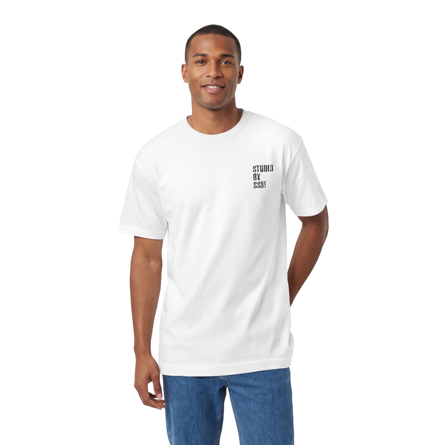 Classic White Tee Minimal Studios By SSM