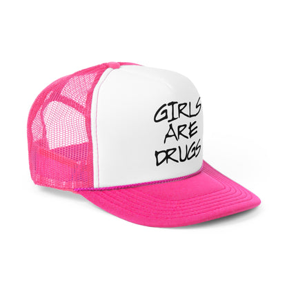 Girls Are Drugs Retro Trucker Hats