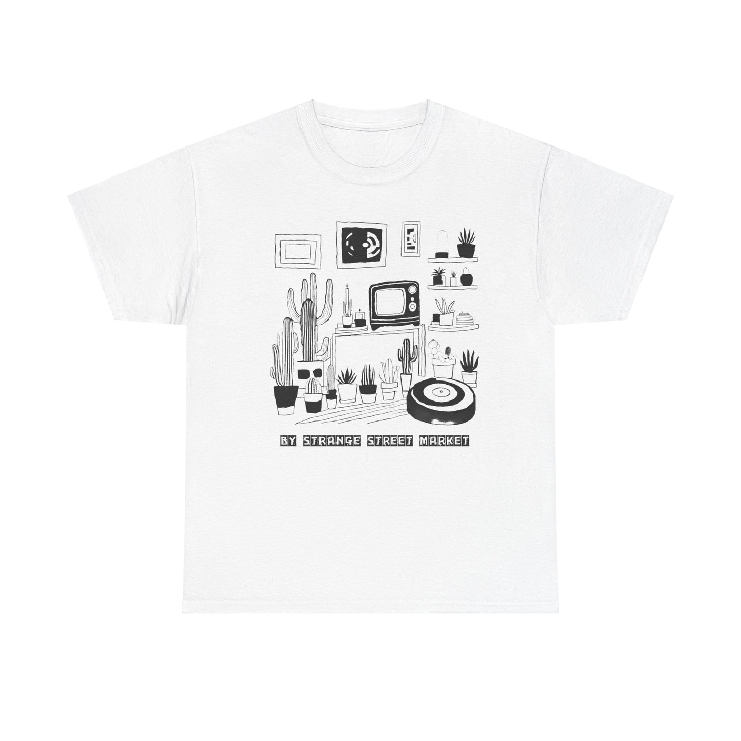 Creative House Unisex Graphic Heavy Cotton Tee By SSM | Y2K, Street Style, Vintage, Oversized |