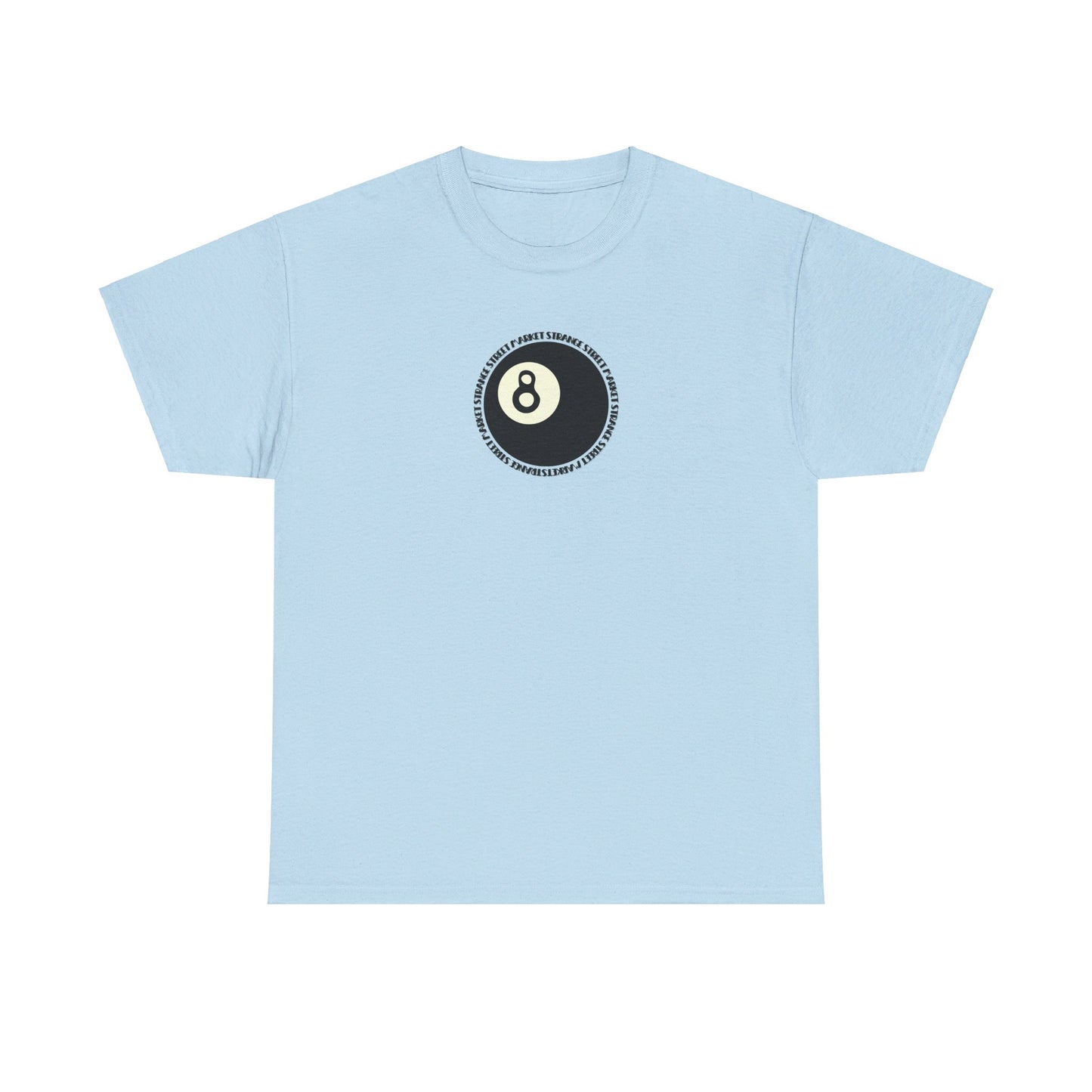 8 Ball Unisex Heavy Cotton T-Shirt By SSM | Street Wear, Street Style, Retro, Trendy, Graphic |