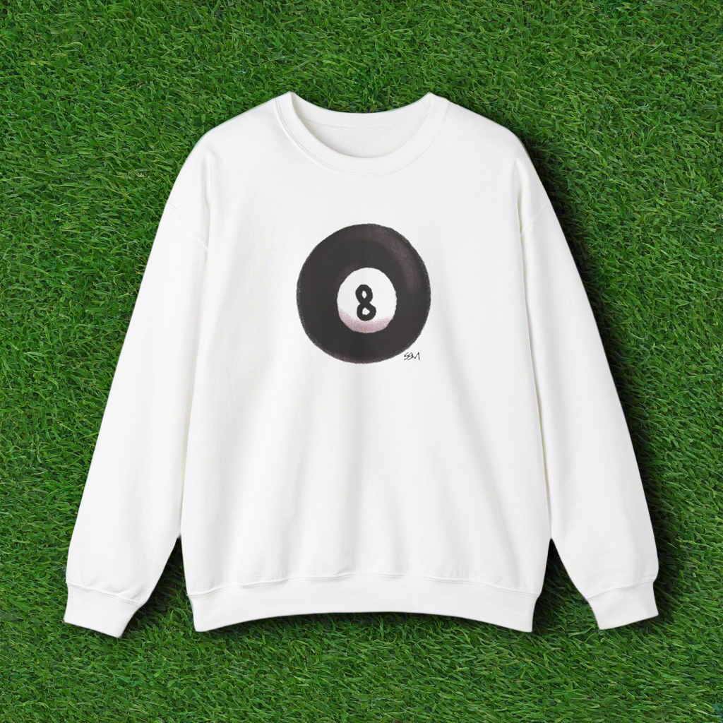 Vintage 8 Ball Unisex Graphic Heavy Blend Crewneck Sweatshirt  Y2K, Streetwear, Gift For Him, Gift For Her, Trending |