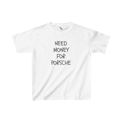 Need Money For Porsche Retro Baby Tee / Cropped Tee | Street Style, Car Lovers, Retro, Y2K |