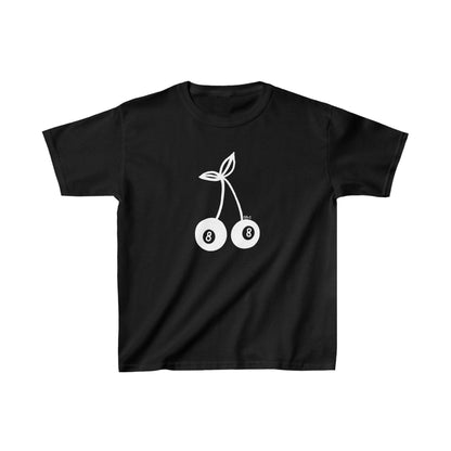 Cherry 8 Ball Retro Baby Tee / Cropped Tee At SSM