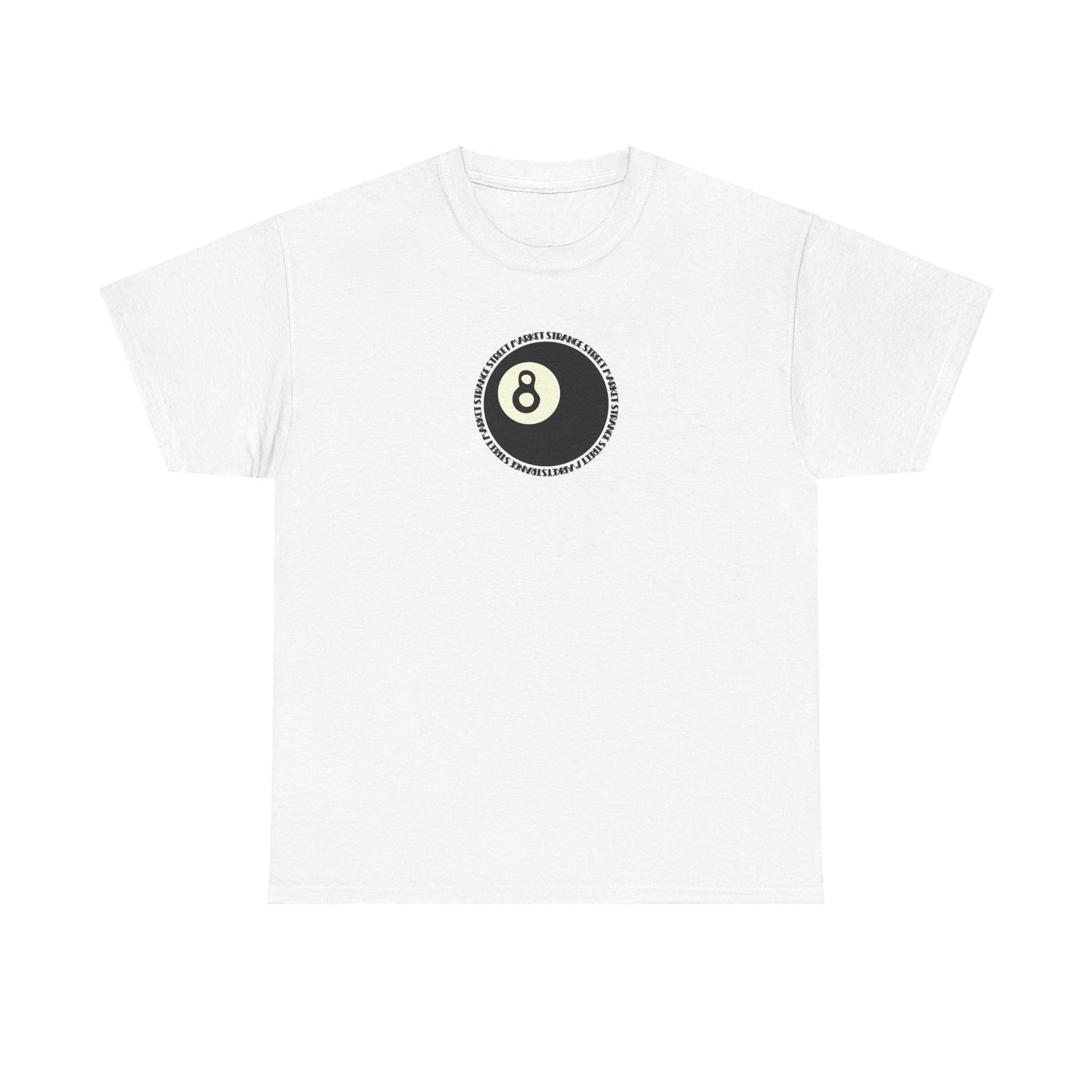 8 Ball Unisex Heavy Cotton T-Shirt By SSM | Street Wear, Street Style, Retro, Trendy, Graphic |