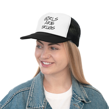 Girls Are Drugs Retro Trucker Hats