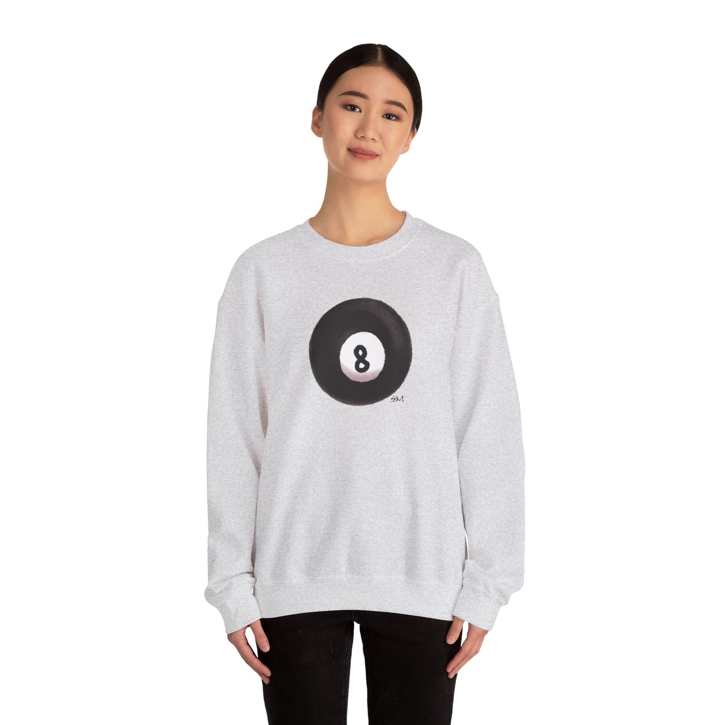 Vintage 8 Ball Unisex Graphic Heavy Blend Crewneck Sweatshirt  Y2K, Streetwear, Gift For Him, Gift For Her, Trending |