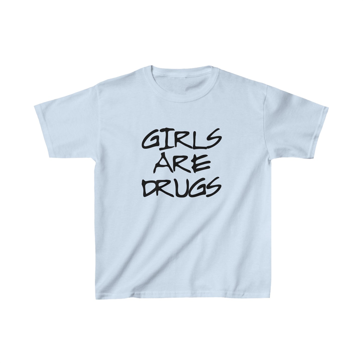 Girls Are Drugs graphic baby tee | Y2K, Vintage, Gift Idea, Slogan Tee, Gift ideas |