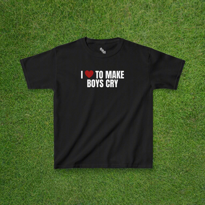 I Heart To Make Boys Cry Baby Tee