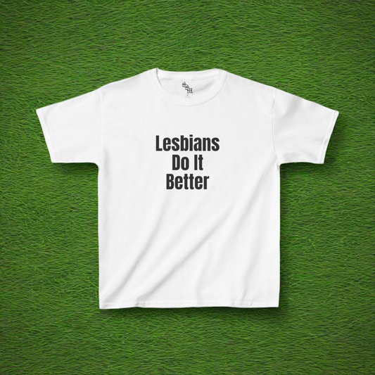 Baby Tee Lesbians Do It Better | Y2K, Streetwear, LGBTQ+, Gift Ideas |